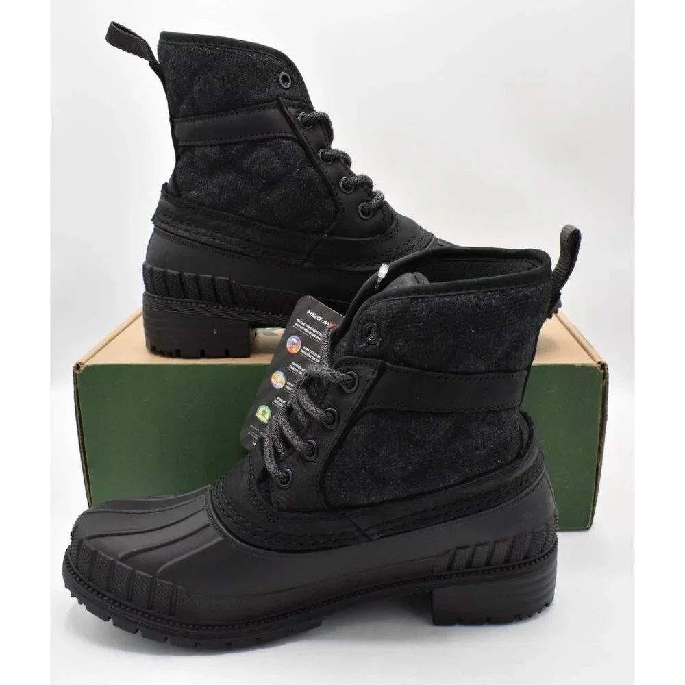 Kamik‎ Womens Size 8 Sienna Mid 2 Black Waterproof Duck Boots Shoes